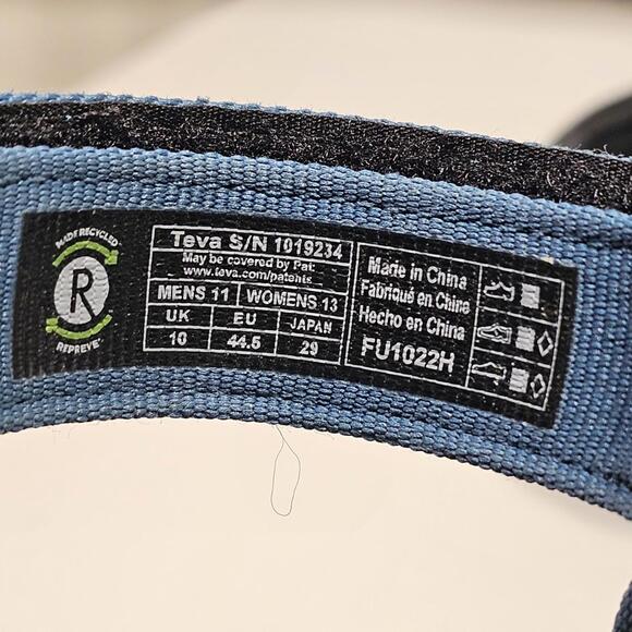 Mens Teva Hurricane XLT2 Sandals Size 11 Strappy Hiking Water Shoes - Picture 7 of 8